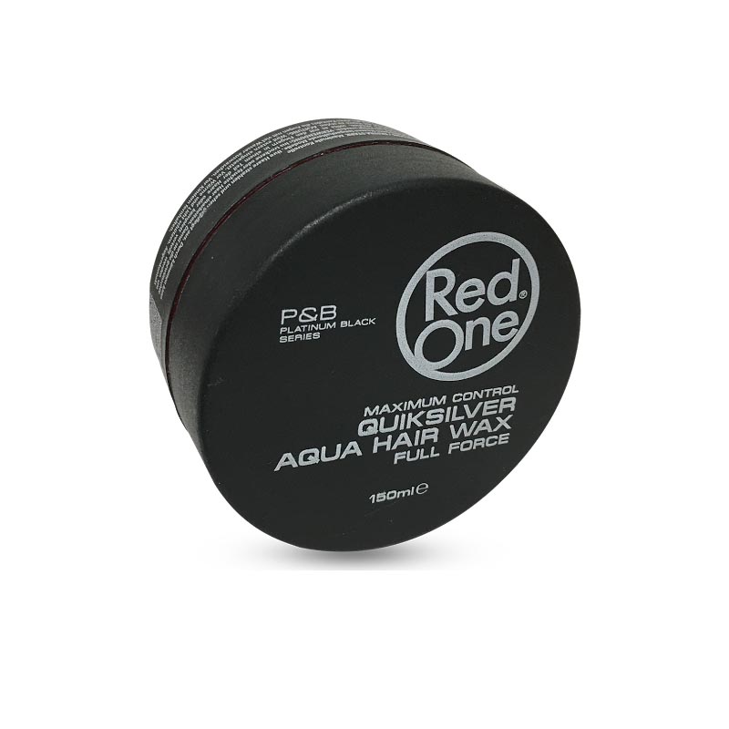 Red One Aqua Hair Gel Wax Black 150ml - LF Hair and Beauty Supplies