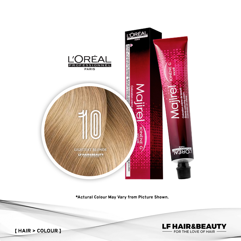 L'Oreal Majirel Permanent Hair Color 10 Lightest Blonde 50ml