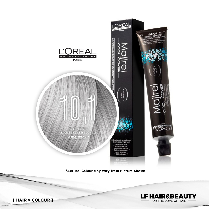 Loreal Majirel Permanent Hair Color Cool Cover CC10.1 Lightest Ash Blonde 50ml