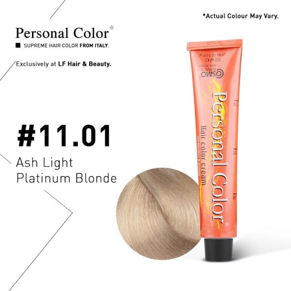 Cosmo Service Personal Color Permanent Cream 11.01 - Ash Light Platinum Blonde 100ml