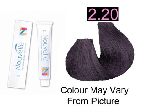 Nouvelle - Permanent Hair Color 2.20 Very Dark Violet Brown 100ml