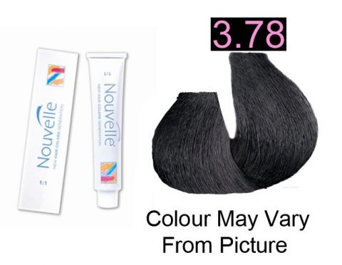 Nouvelle - Permanent Hair Color 3.78 Black Pearl 100ml