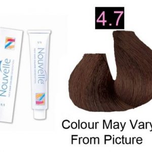 Nouvelle - Permanent Hair Color 4.7 Ebony 100ml