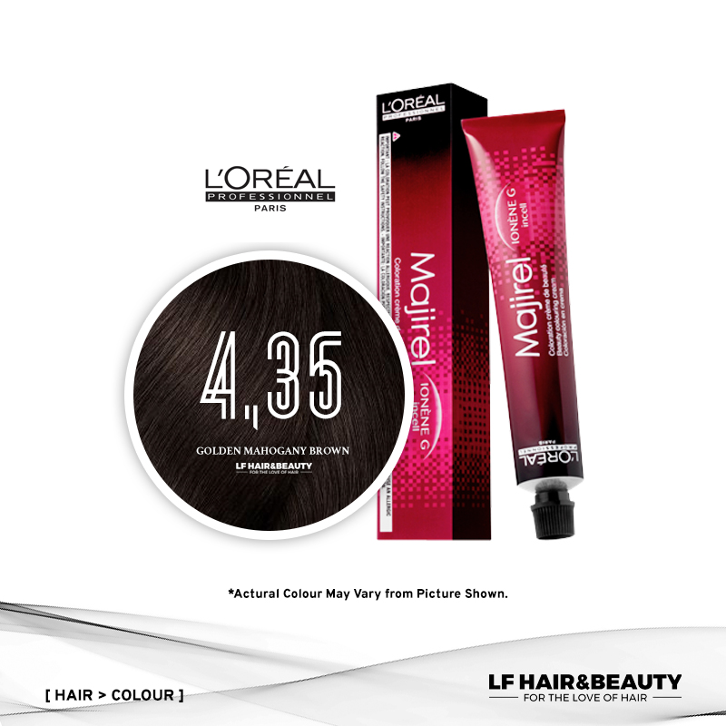 L'Oreal Majirel Permanent Hair Color 4.35 Golden Mahogany Brown 50ml
