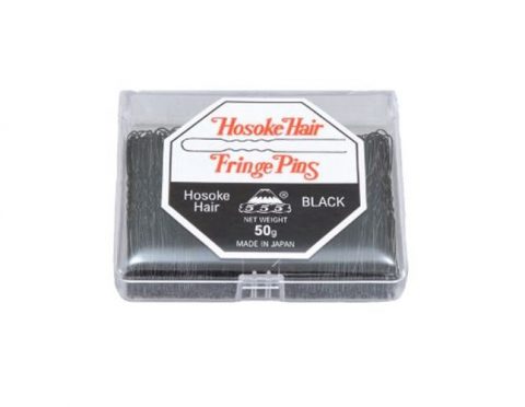 555 - Hosoke Hair Fringe Pins Black 2" 50g