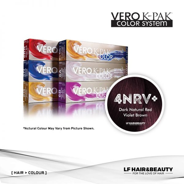 Joico Vero K-PAK Age Defy 4NRV+ Permanent Color - Dark Natural Red Violet Brown 74ml