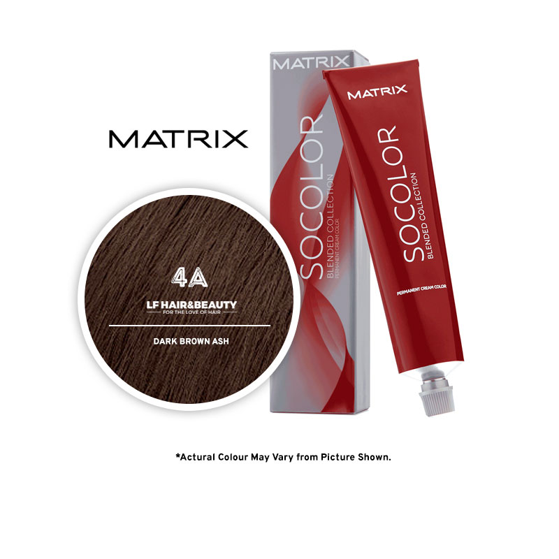 Matrix SoColor Blended Collection 4A Dark Brown Ash - 85g