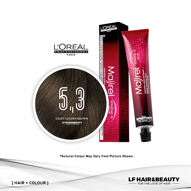 L'Oreal Majirel Permanent Hair Color 5.3 Light Golden Brown 50ml