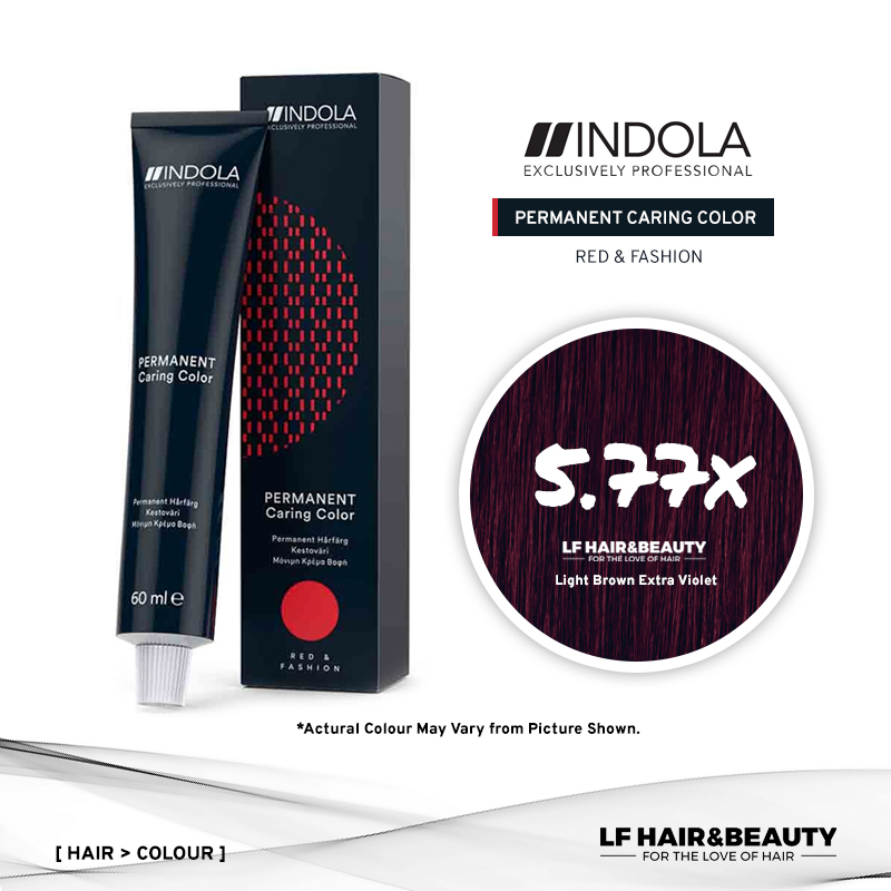 Indola Permanent Caring Color 5.77x Light Brown Extra Violet 60ml
