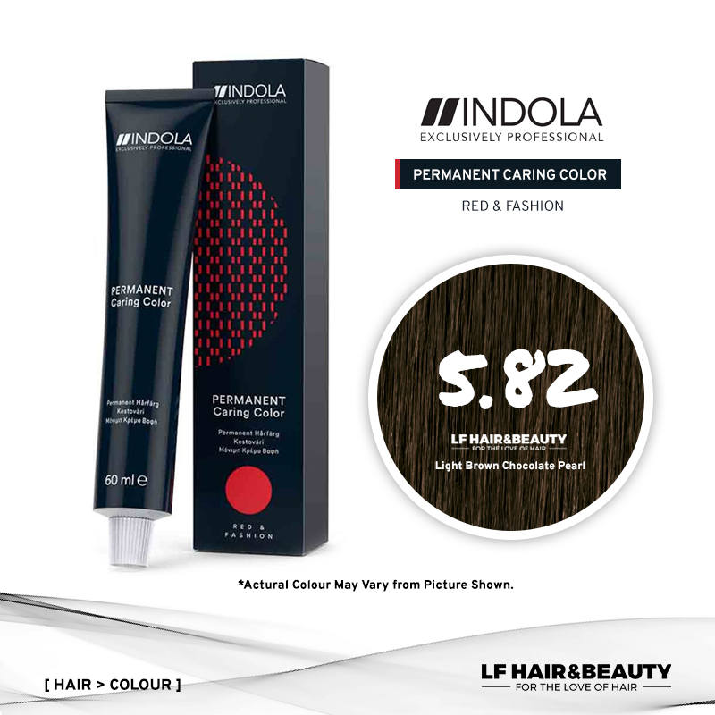 Indola Permanent Caring Color 5.82 Light Brown Chocolate Pearl 60ml