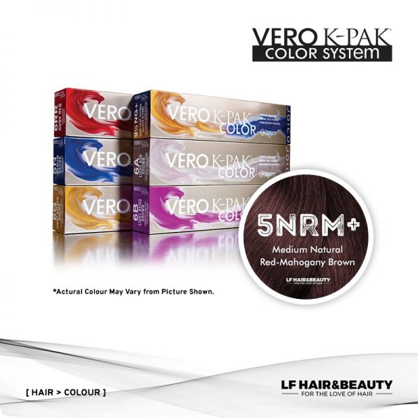 Joico Vero K-PAK Age Defy 5NRM+ Permanent Color - Medium Natural Red Mahog Brown 74ml