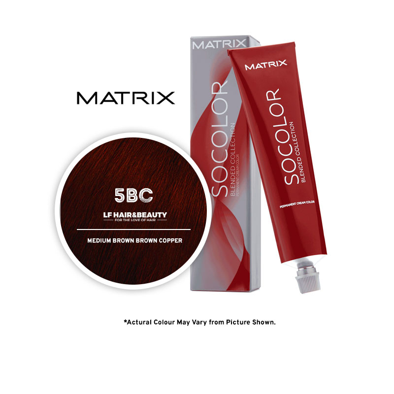 Matrix SoColor Blended Collection 5BC Medium Brown Brown Copper - 85g