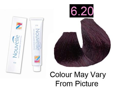 Nouvelle - Permanent Hair Color 6.20 Dark Violet Blonde 100ml