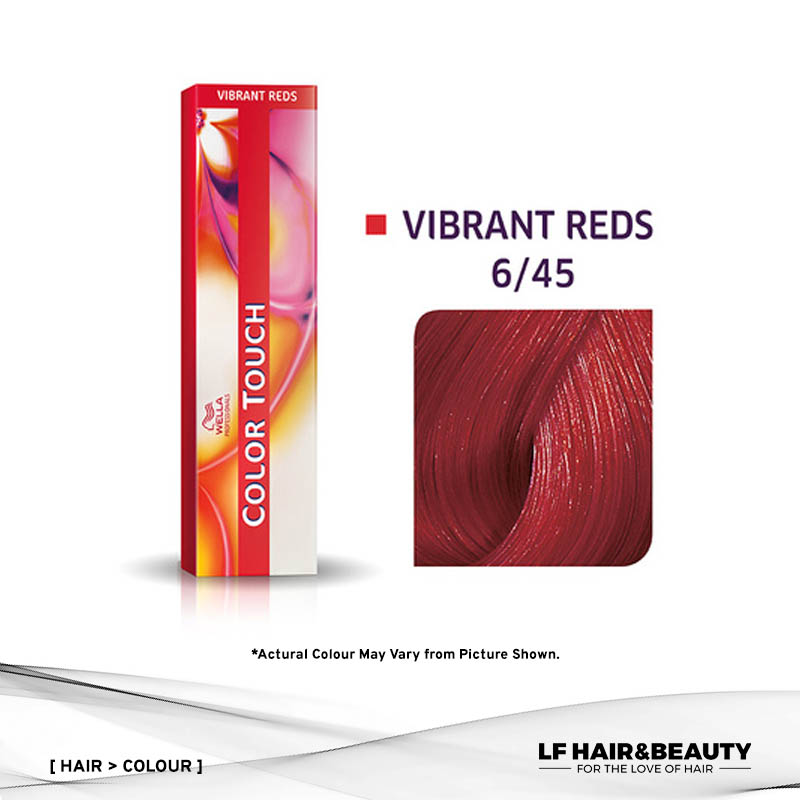 Wella Color Touch Semi-Permanent Cream 6/45 - Dark Blonde red Mahogany 60g