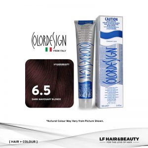 Color Design Permanent Hair Color 6.5 Dark Mahogany Blonde 100ml