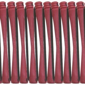 Perm Roller cold-wave rods 4*75mm (DARK RED) - 12pcs