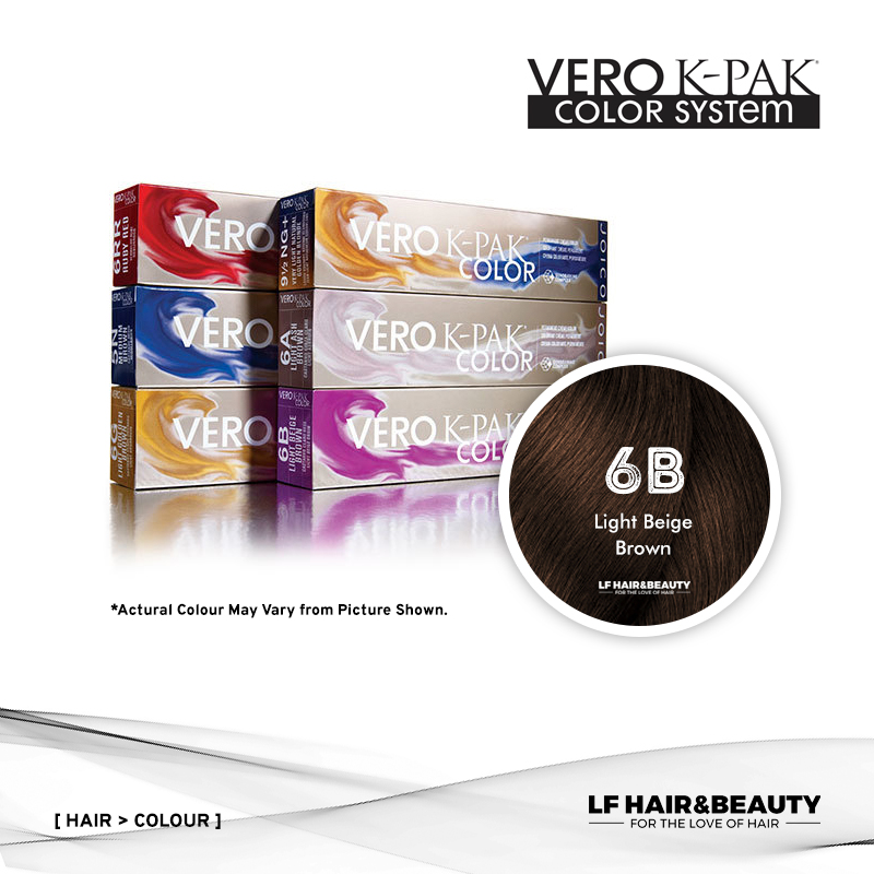 Joico Vero K-PAK Color 6B Permanent Color - Light Beige Brown 74ml
