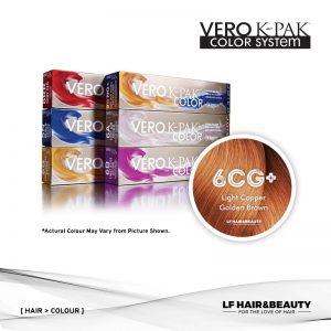 Joico Vero K-PAK Age Defy 6CG+ Permanent Color - Light Copper Golden Brown 74ml