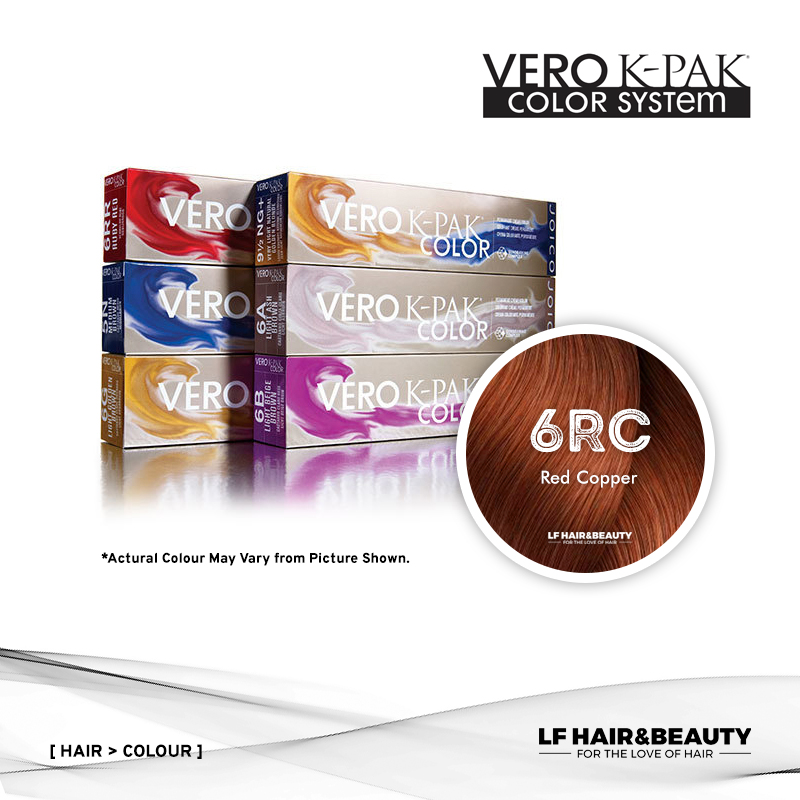 Joico Vero K-PAK Color 6RC Permanent Color - Red Copper 74ml