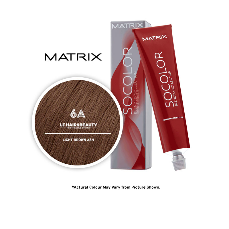 Matrix SoColor Blended Collection 6A Light Brown Ash - 85g