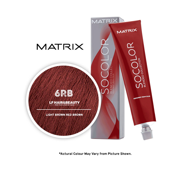 Matrix SoColor Blended Collection 6RB Light Brown Red Brown - 85g