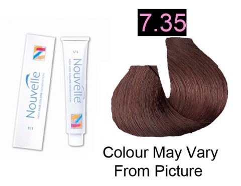 Nouvelle - Permanent Hair Color 7.35/Golden Mahogany Blonde 100ml