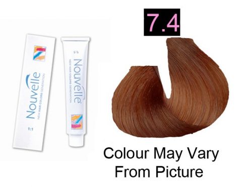 Nouvelle - Permanent Hair Color 7.4/Copper Blonde 100ml