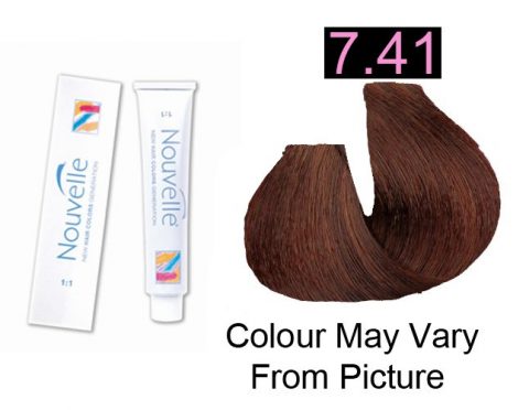 Nouvelle - Permanent Hair Color 7.41 Carnelian 100ml