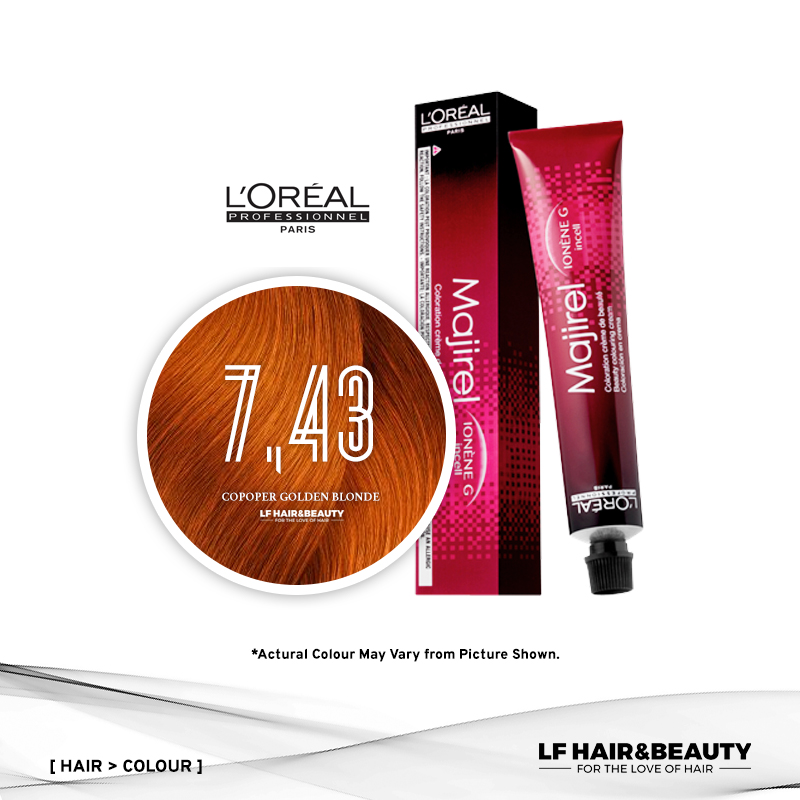 L'Oreal Professional Majirel 7.43 Copper Golden Blonde 50ml