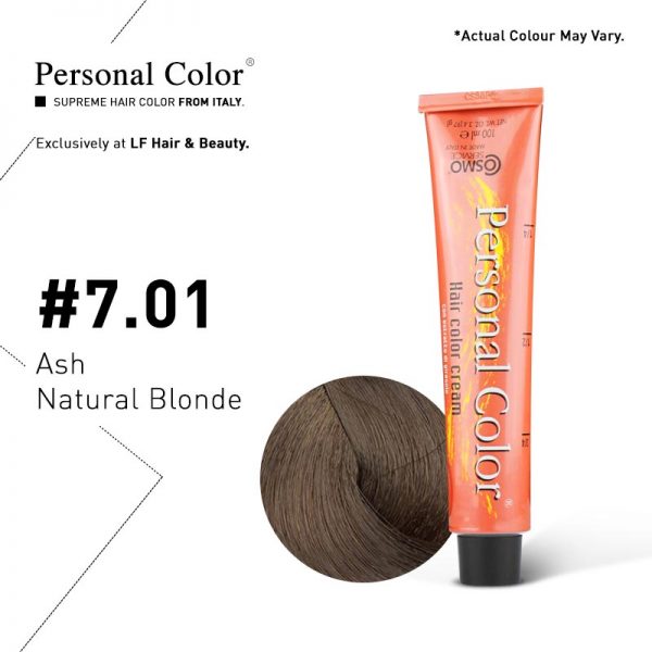 Cosmo Service Personal Color Permanent Cream 7.01 - Ash Natural Blonde 100ml