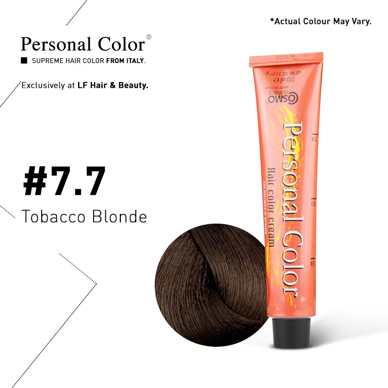 Cosmo Service Personal Color Permanent Cream  - Tobacco Blonde 100ml -  LF Hair and Beauty Supplies