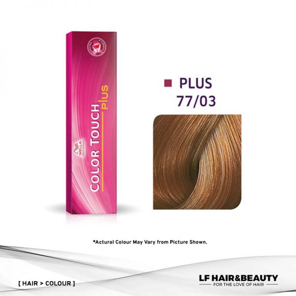 Wella Color Touch Semi-Permanent Cream 77/03 - Medium Blonde Natural Gold 60g