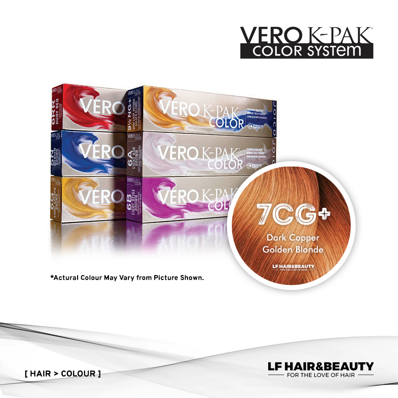 Joico Vero K-PAK Age Defy 7CG+ Permanent Color - Dark Copper Golden Blonde 74ml