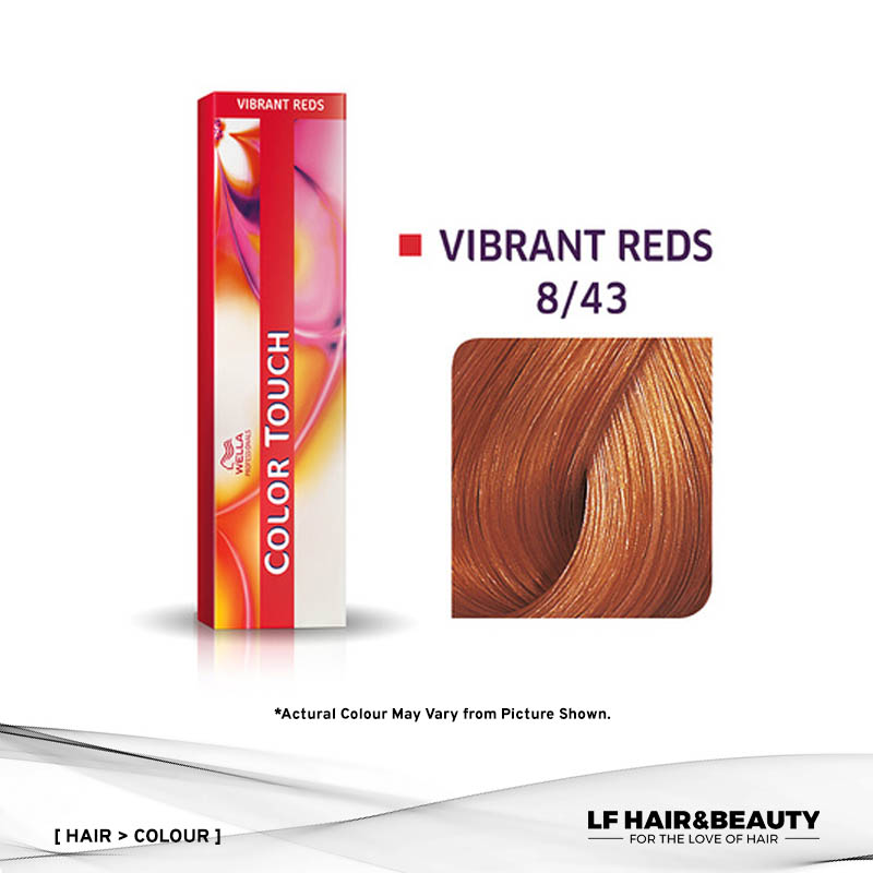 Wella Color Touch Semi-Permanent Cream 8/43 - Light Blonde Red Gold 60g