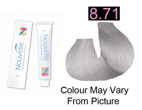 Nouvelle - Permanent Hair Color 8.71 Slate 100ml