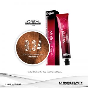 L'Oreal Majirel Permanent Hair Color 8.34 Light Golden Cooper Blonde 50ml