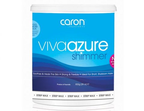 Caron Viva Azure Shimmer Microwaveable Strip Wax 800ml