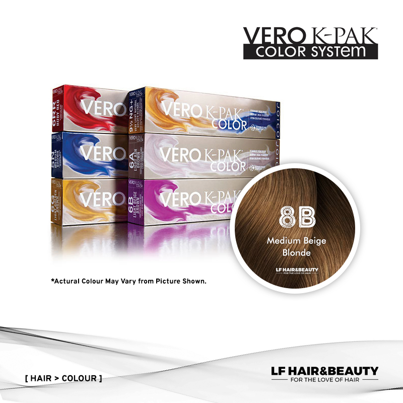 Joico Vero K-PAK Color 8B Permanent Color - Medium Beige Blonde 74ml