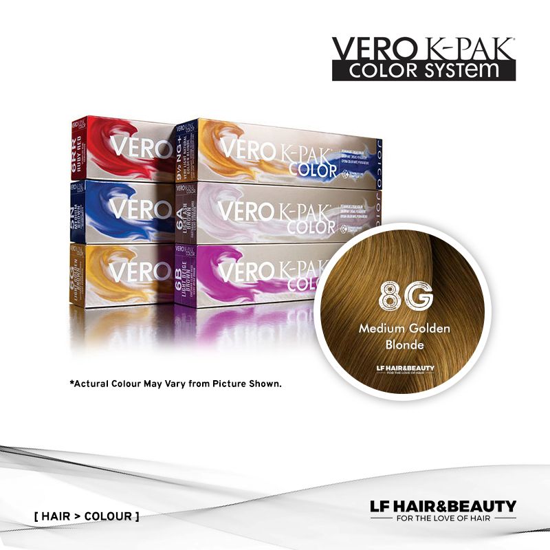 Joico Vero K-PAK Color 8G Permanent Color - Medium Golden Blonde 74ml