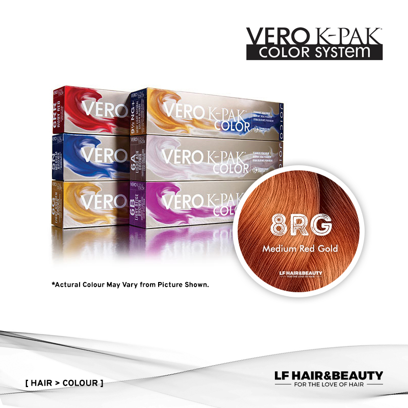 Joico Vero K-PAK Color 8RG Permanent Color - Medium Red Gold 74ml