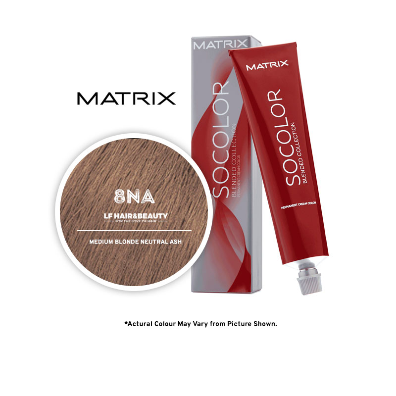 Matrix SoColor Blended Collection 8NA Medium Blonde Neutral Ash - 85g
