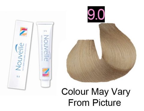 Nouvelle - Permanent Hair Color 9.0/Very Light Blonde Plus 100ml