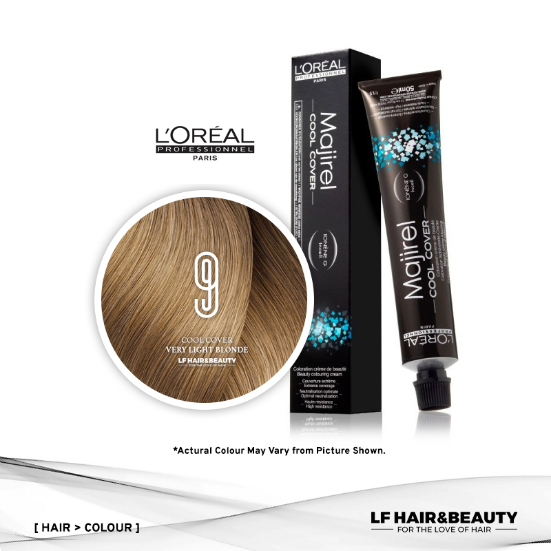 Loreal Majirel Permanent Hair Color Cool Cover CC9 Very Light Blonde 50ml -  LF Hair and Beauty Supplies