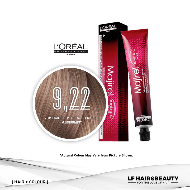 scarf Surrey Give rights L'Oreal Majirel Permanent Hair Color 9.22 Very Light Iridescent Blonde 50ml  - LF Hair and Beauty Supplies