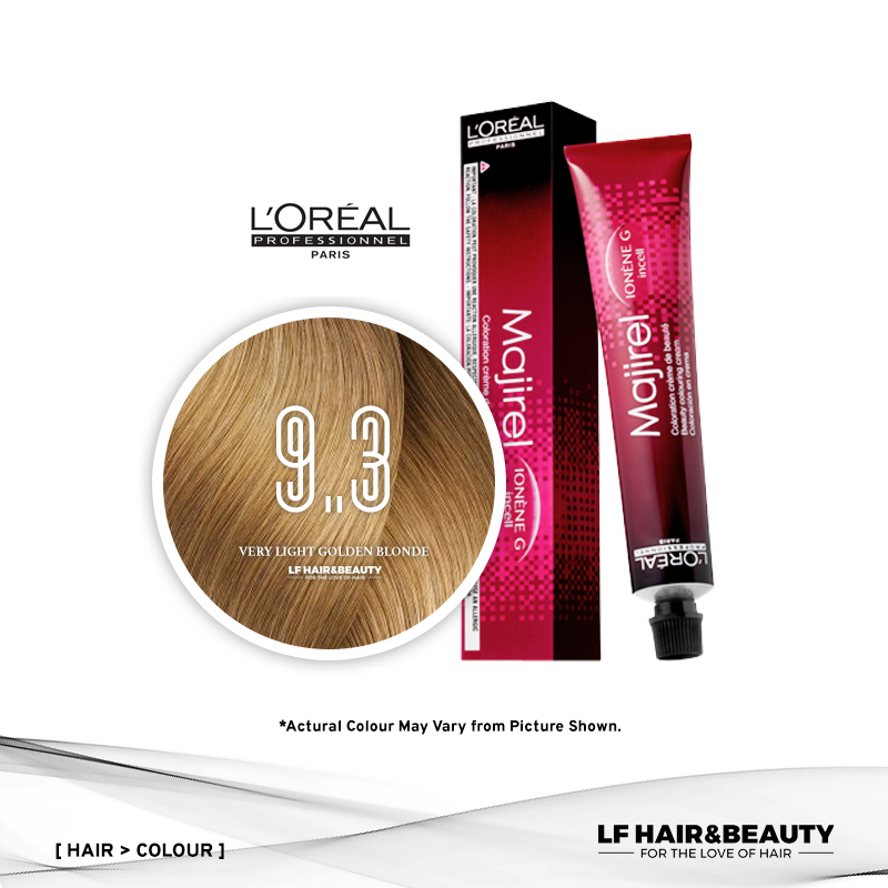 L'Oreal Majirel Permanent Hair Color 9.3 Very Light Golden Blonde 50ml