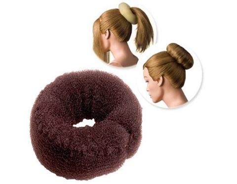 Dress Me Up Hair Donut and Sausage Two Way Styler - Brown