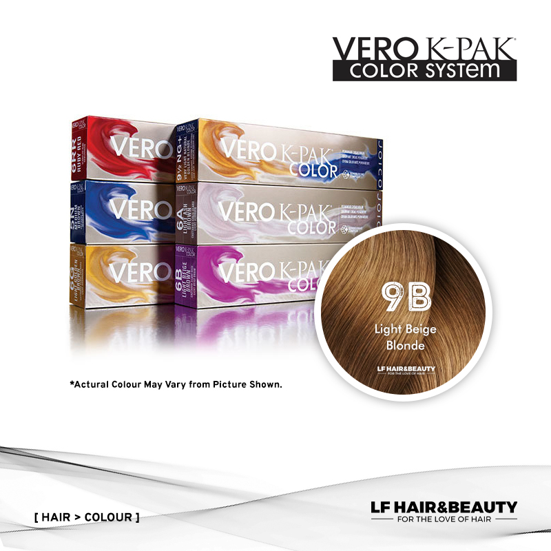 Joico Vero K-PAK Color 9B Permanent Color - Light Beige Blonde 74ml