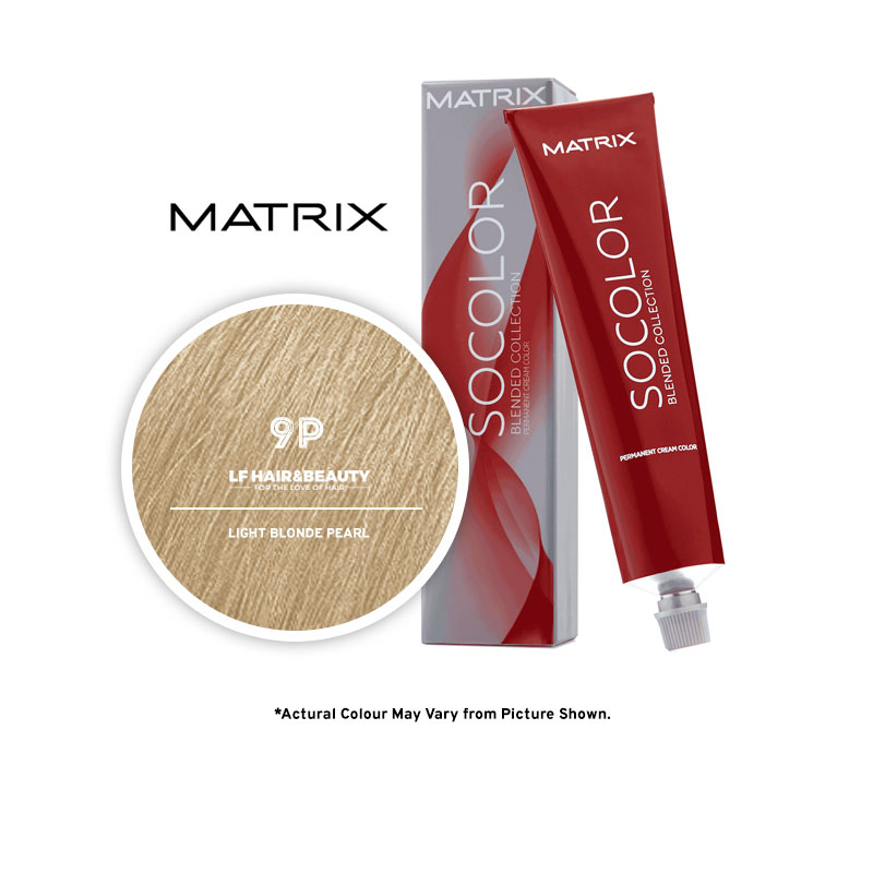Matrix SoColor Blended Collection 9P Light Blonde Pearl - 85g - LF Hair and  Beauty Supplies