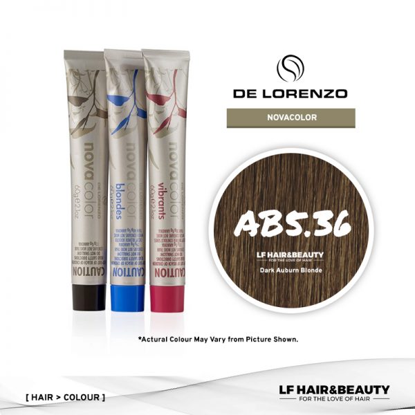 De Lorenzo NovaColor Permanent Colour AB5.36 - Dark Auburn Blonde 60g
