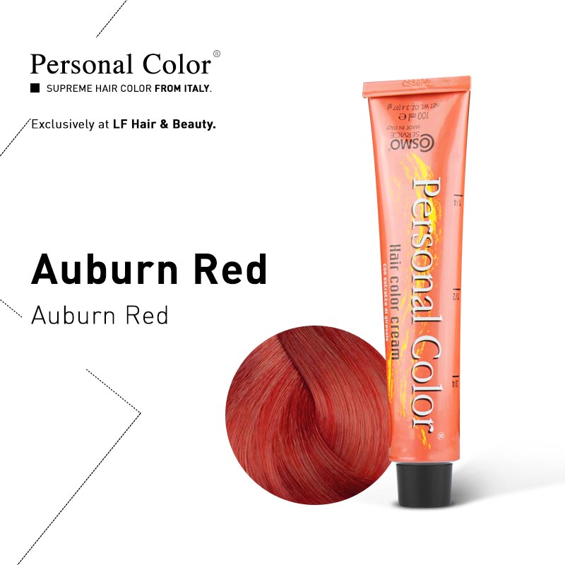 ***BUY 12 GET 2 FREE*** Cosmo Service Personal Color Permanent Cream Auburn Red Intensifiers 100ml